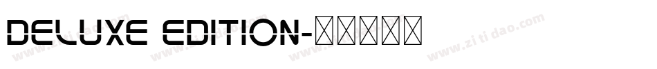 Deluxe Edition字体转换